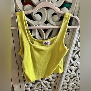 Future Collective Lime Green Tank Top